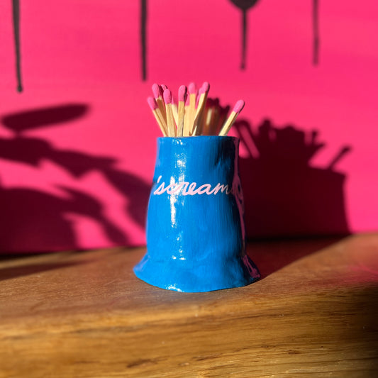 ‘Screaming’ Strike Pot with Matches